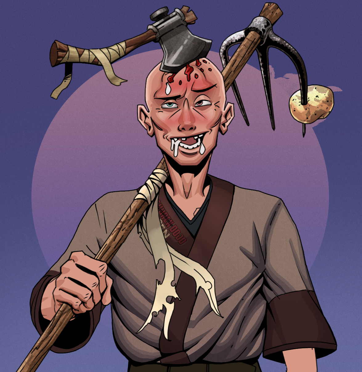 Farmers Hoe — Degen Dojo Weapon