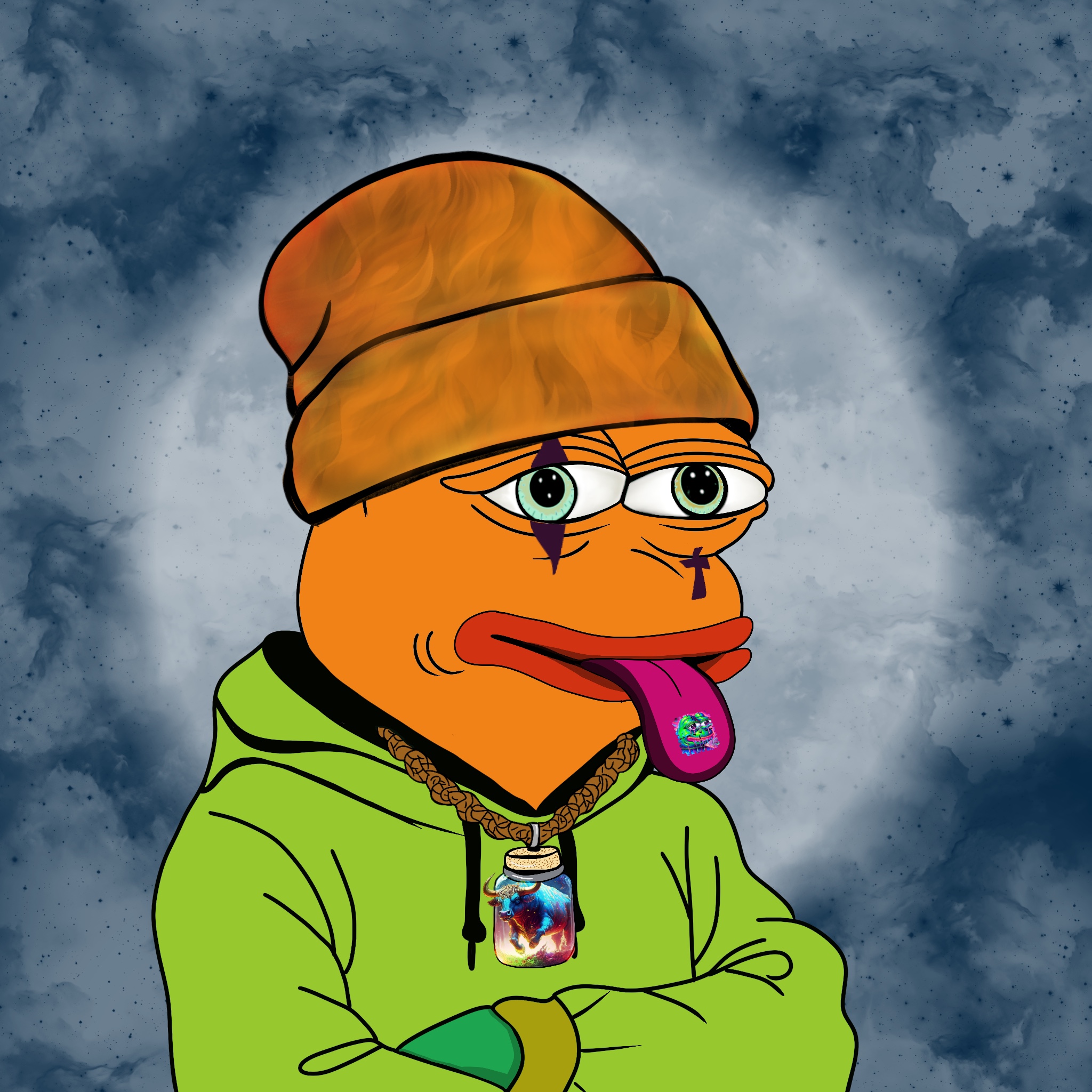 Psychedelic Pepe #152 NFT image